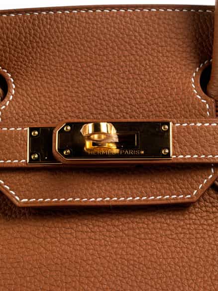 Detailabbildung: Hermès Birkin Bag 30 cm Gold 