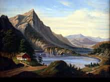 Deutscher oder Tiroler Landschaftsmaler