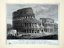 Ansicht des Colosseums in Rom