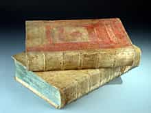 Konvolut zwei barocke Bücher