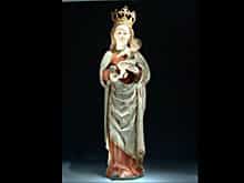 Spätgotische Madonna um 1520