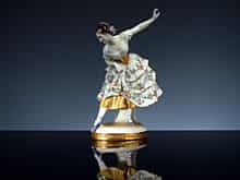 Porzellan-Figurine einer Tänzerin