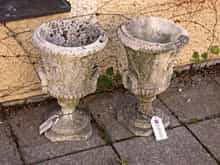 Paar Amphoren-Vasen