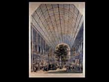 Das Innere des Glaspalastes der Weltausstellung von London 1851 von Paxton