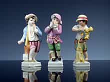 Drei kleine Berliner Porzellanfiguren