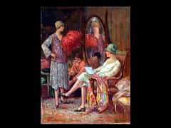 Oumbertos Argyros, 1877/82 – 1963, Griechischer Maler des 20. Jahrhunderts