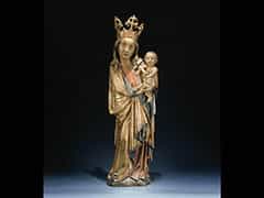  Niederösterreichische Madonna des weichen Stiles um 1400