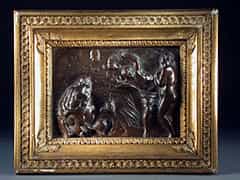  Bronzerelief mit mythologischer Darstellung