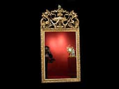  Fein geschnitzter Louis-XVI-Wandspiegel