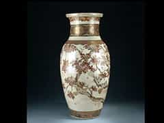  Große Satsuma-Vase aus Porzellan
