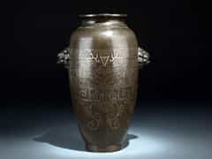 Shisou-Vase aus Bronze