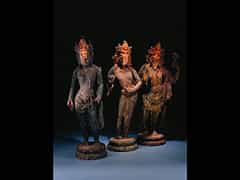  Gruppe von drei Bodhisattvas