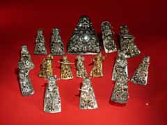  16 ungewöhnliche Silber-Miniaturen