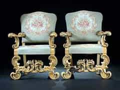  Paar venezianische Sessel