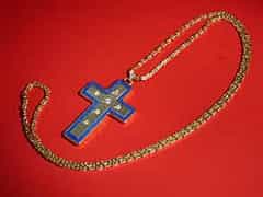  Rosenkreuzanhänger an Königskette
