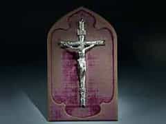  Silberkreuz mit Corpus Christi in Silber getrieben