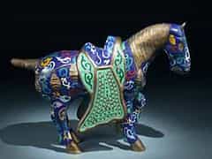  Cloisonné-Pferd