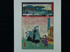  Utagawa Kunisada I (1786 - 1865) und Utagawa Hiroshige II (1797 - 1858)