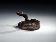  Schlange aus Bronze