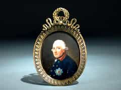 Miniaturporträt Friedrich d. Großen