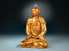 Buddha aus Holz