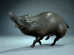 Wildschwein aus Bronze (o.Abb.)