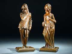 Bronze-Figurenpaar