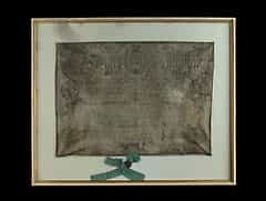 Jagd-Urkunde aus dem Jahre 1760