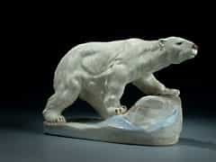 Porzellanfigur eines Eisbären
