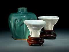 Konvolut von drei China-Vasen