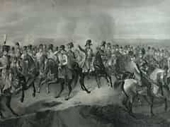 Erzherzog Karl von Österreich in der Schlacht bei Aspern, am 21. und 22. Mai 1809 gegen
