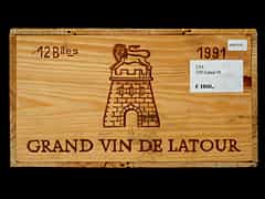 Château Latour 1991 0,75l Pauillac 1er Cru Classé (Bordeaux, Frankreich)