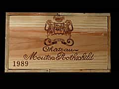 Château Mouton-Rothschild 1989 0,75l Pauillac 1er Cru Classé (Bordeaux, Frankreich)