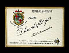 Dhroner Hofberger Riesling Trockenbeerenauslese 1959 0,70l (Mosel-Saar-Ruwer, Deutschland)