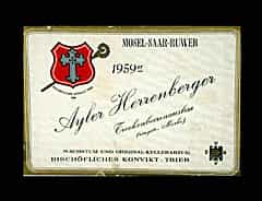 Ayler Herrenberger Trockenbeerenauslese 1959 0,70l (Mosel-Saar-Ruwer, Deutschland)