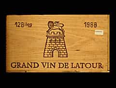 Château Latour 1988 0,75l Pauillac 1er Cru Classé (Bordeaux, Frankreich)