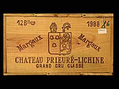Château Prieuré Lichine 1988 0,75l Margaux 4ème Cru Classé (Bordeaux, Frankreich)
