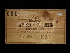 Château La Mission Haut Brion 1988 0,75l Pessac-Léognan Cru Classé (Bordeaux, Frankreich)