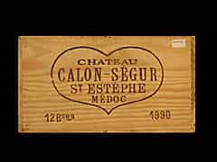 Château Calon Ségur 1990 0,75l St.Estèphe 3ème Cru Classé (Bordeaux, Frankreich)