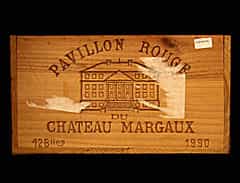 Pavillon Rouge du Château Margaux 1990 0,75l Zweitwein von Ch. Margaux 1er Cru Classé (Bordeaux, Frankreich)