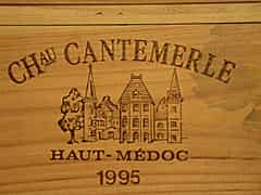 Château Cantemerle 1995 0,75l Haut-Médoc 5ème Cru Classé (Bordeaux, Frankreich)