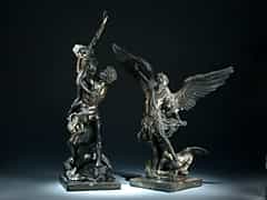 Zwei Bronze-Figuren