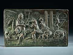 Bronzeplatte mit Reliefdarstellung der Circe