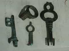 Keltisch/Römische Bronze-Schlüssel