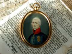 Miniaturportrait Franz II