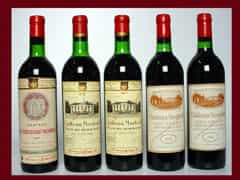 Konvolut reifer Bordeaux 1967 bis 1986 (Bordeaux, Frankreich)
