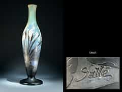 Hohe Jugendstil-Vase von Gallé.