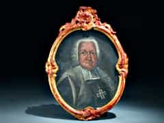 Ovales Bildnis eines Geistlichen