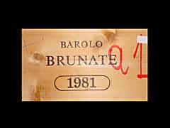 Fratelli Ceretto 1981 0,75l Barolo Brunate (Piemont, Italien)