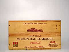 Ch. Moulin Haut Laroque 1985 0,75l, Fronsac (Bordeaux, Frankreich)